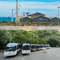 Combo ve cáp treo & xe bus Cát Bà