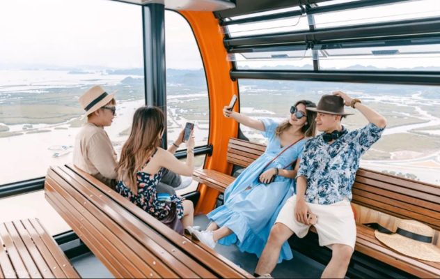 "Bay" qua vịnh Lan Hạ với tuyến cáp treo Cát Hải - Phù Long