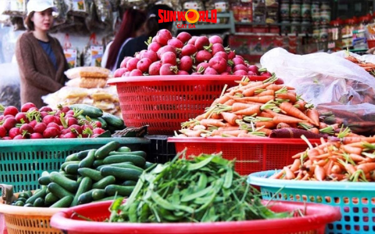 chợ hải sản cát bà
