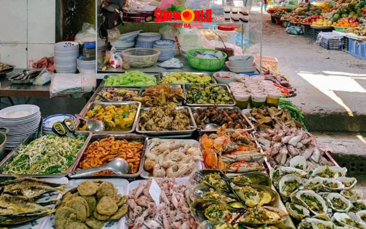 chợ hải sản cát bà